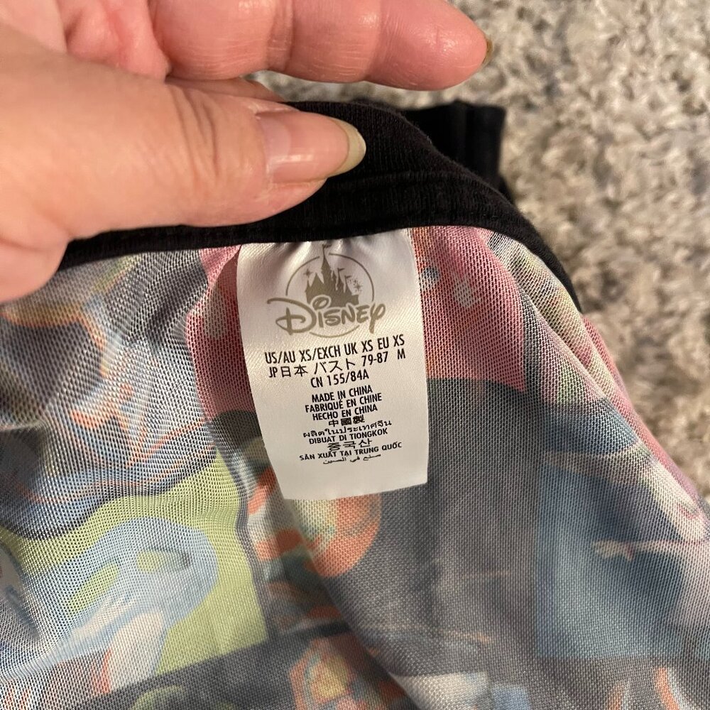 Nightmare Before Christmas Sheer Mesh Top XS - Picture 3 of 7